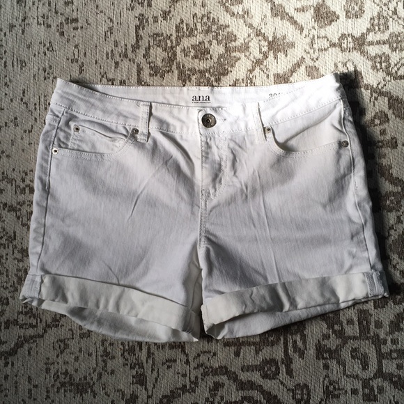 a.n.a Pants - A.N.A. White jean shorts
